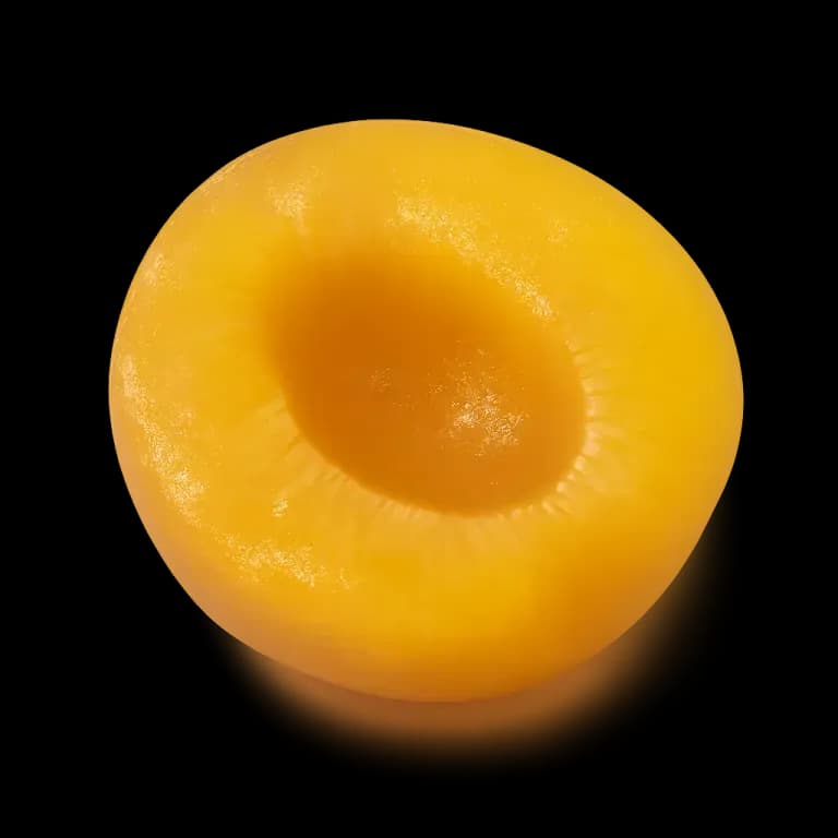 Canned peach
