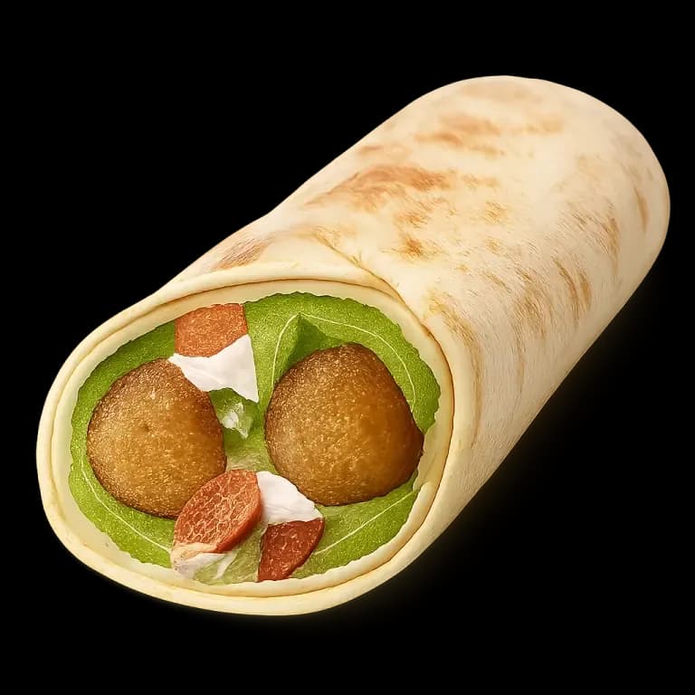 Falafel wrap