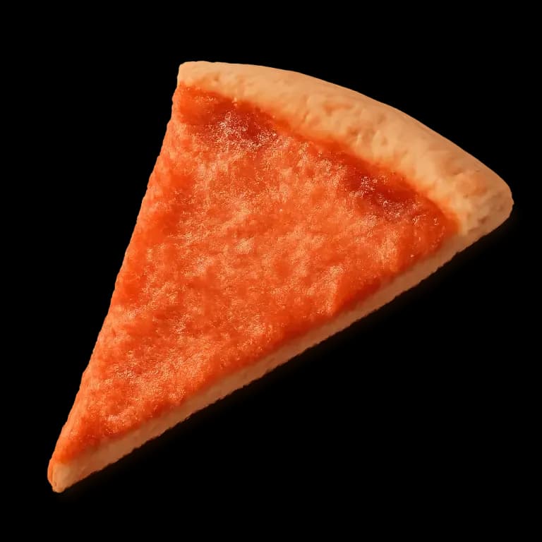 No cheese pizza