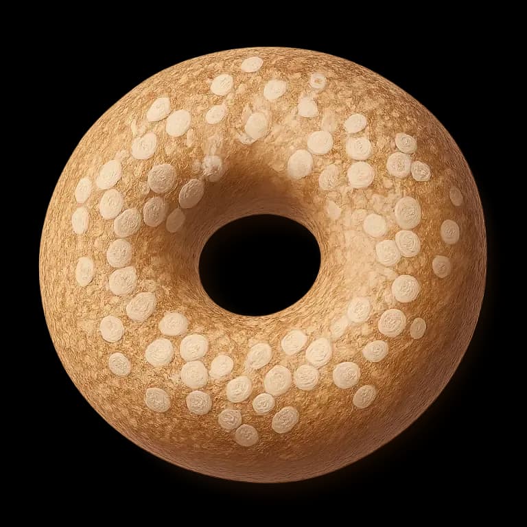 Oat bran bagel