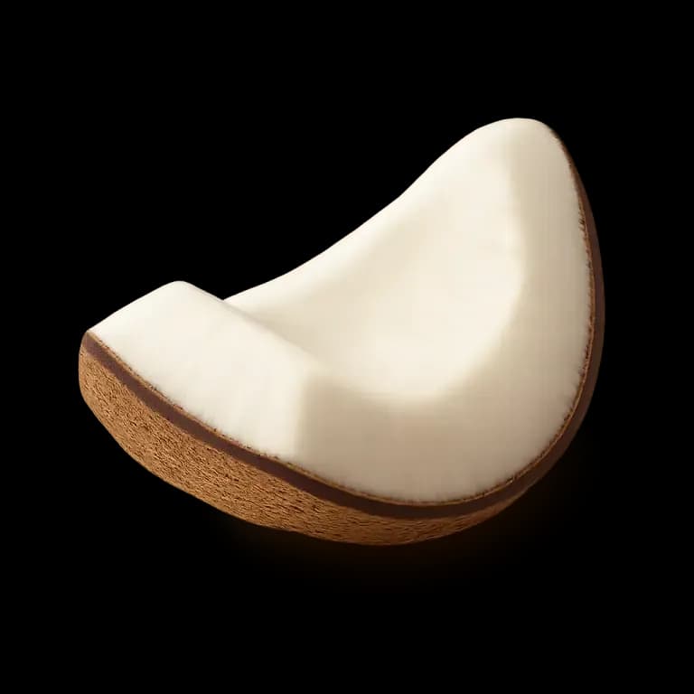 Packaged coconut