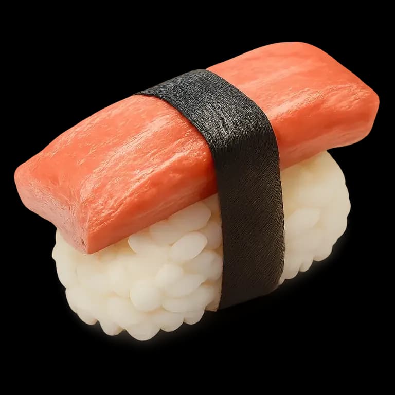 Sushi with crab