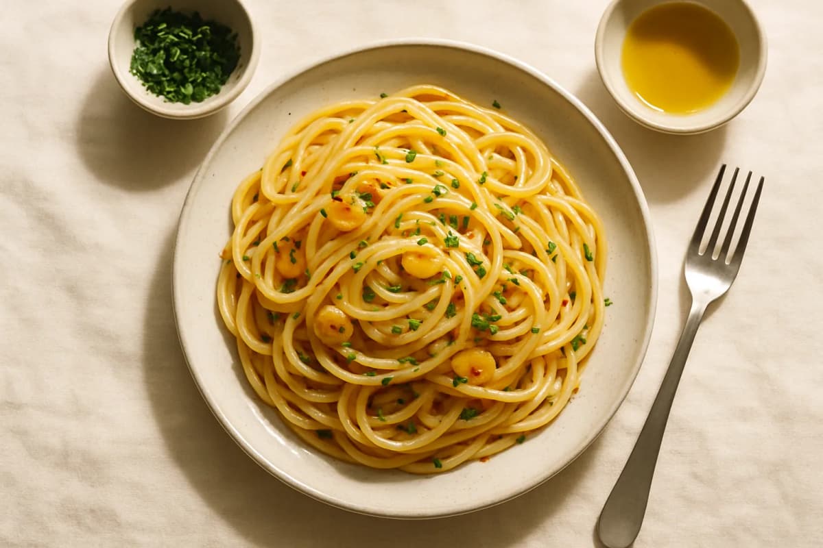 Spaghetti aglio e olio
