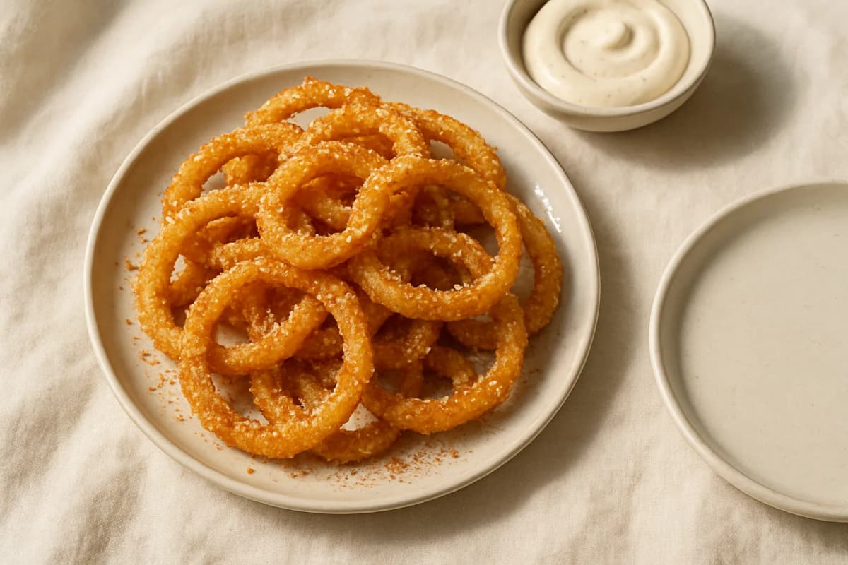 Onion ring chips