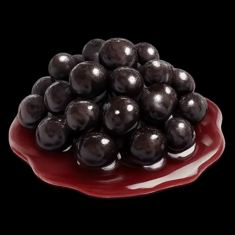 Canned blueberries in syrup