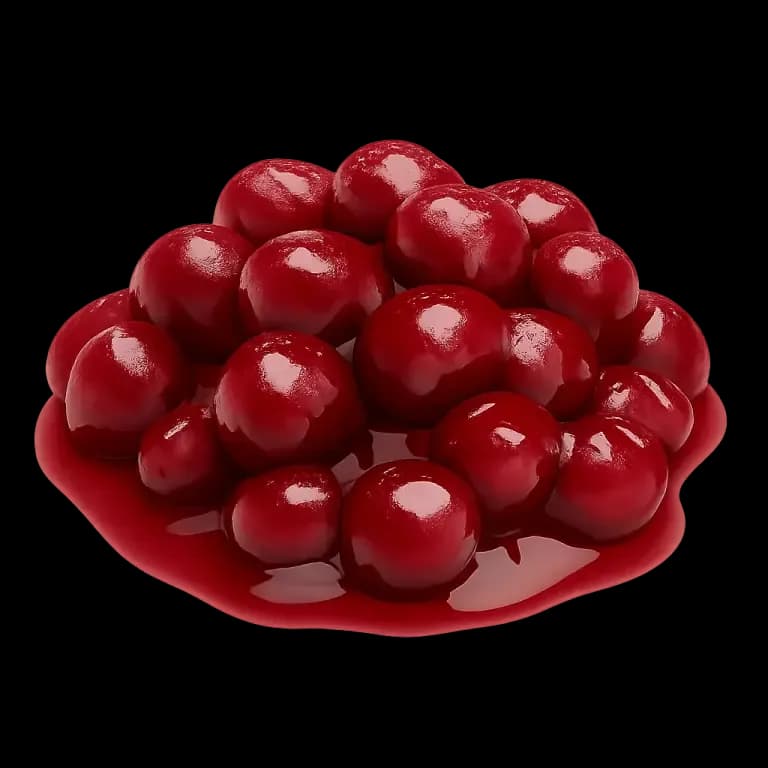 Canned sour cherries