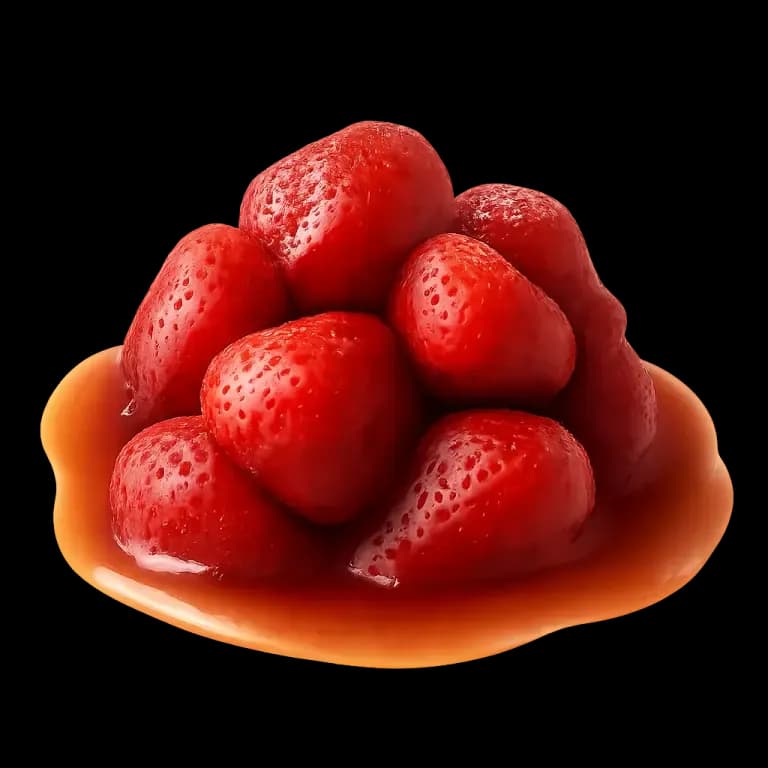 Canned strawberries