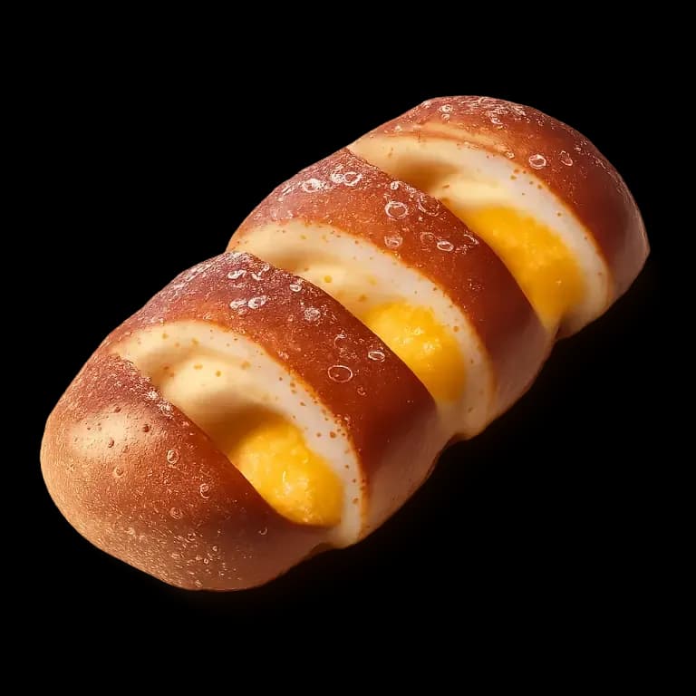 Cheese filled pretzels