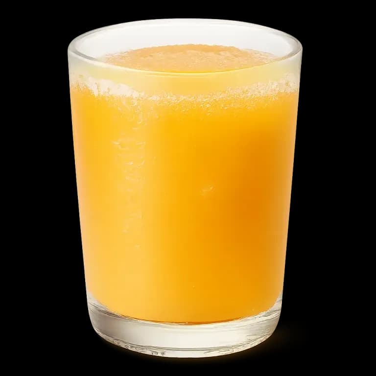Chilled orange juice