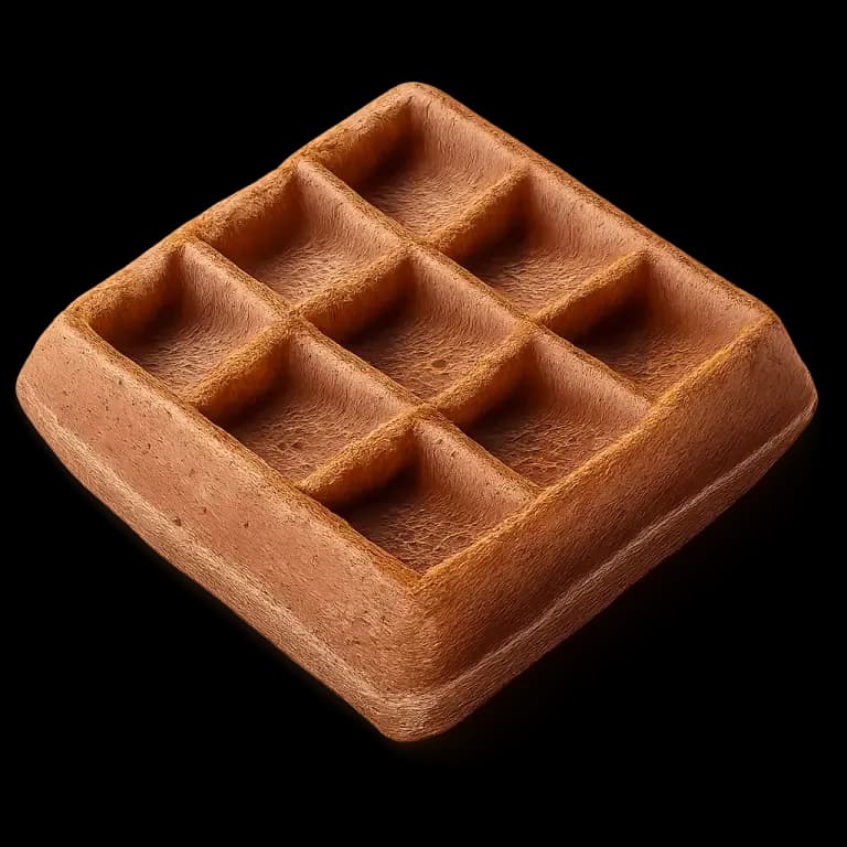 Cinnamon waffle