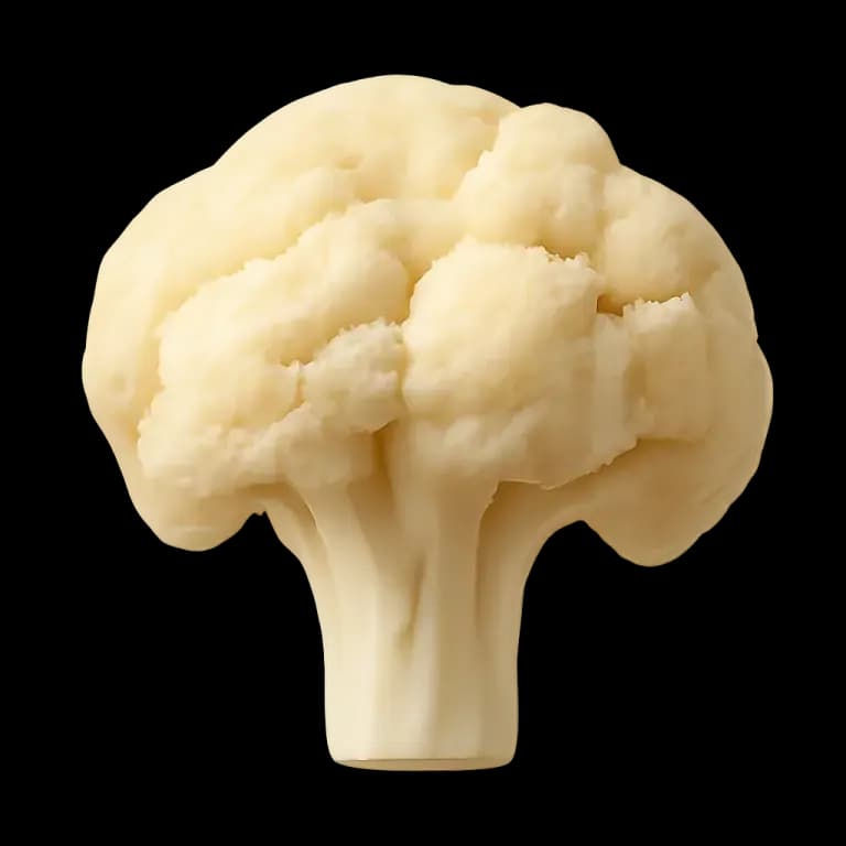 Cooked cauliflower