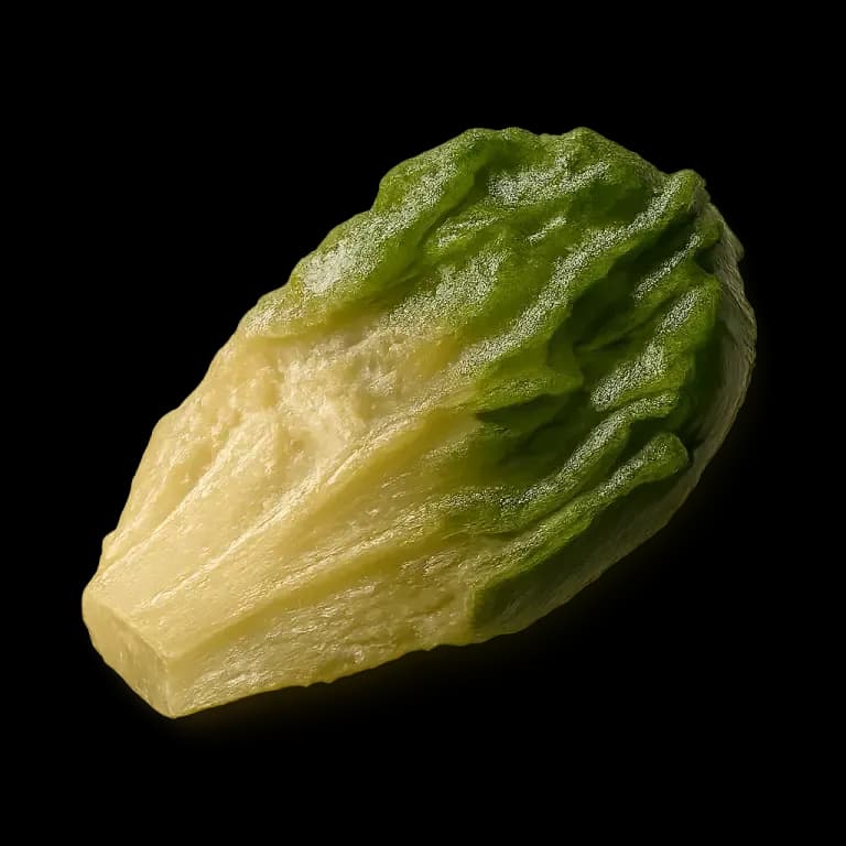 Cooked lettuce