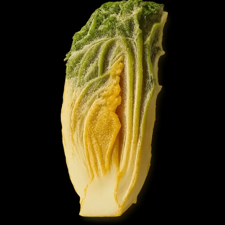 Cooked napa cabbage