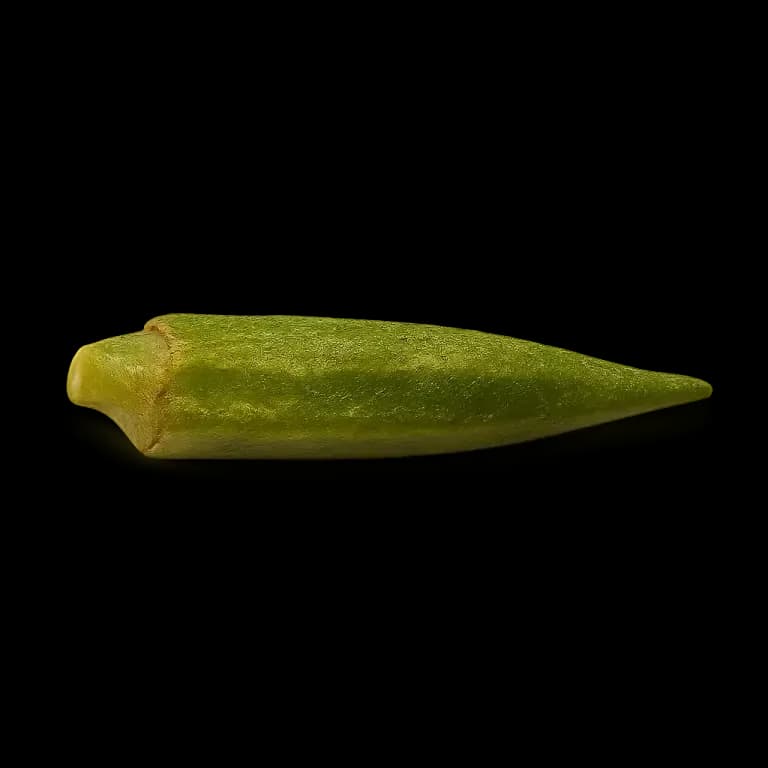 Cooked okra