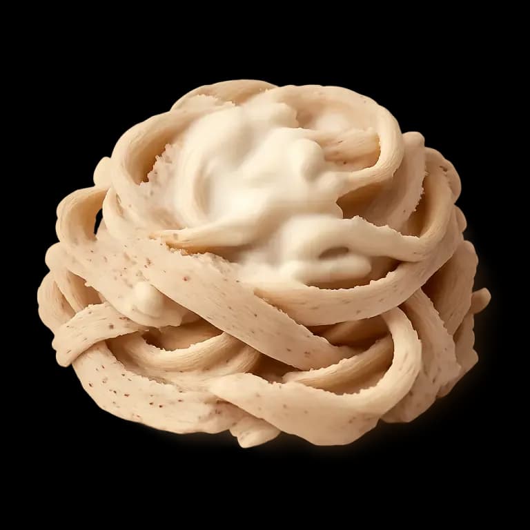 Creamy whole-grain pasta
