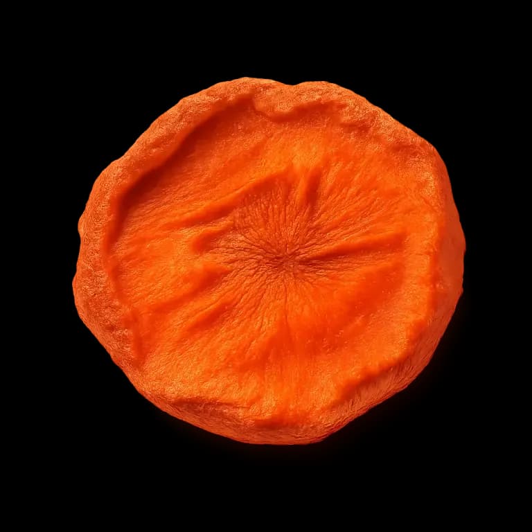 Dehydrated carrot