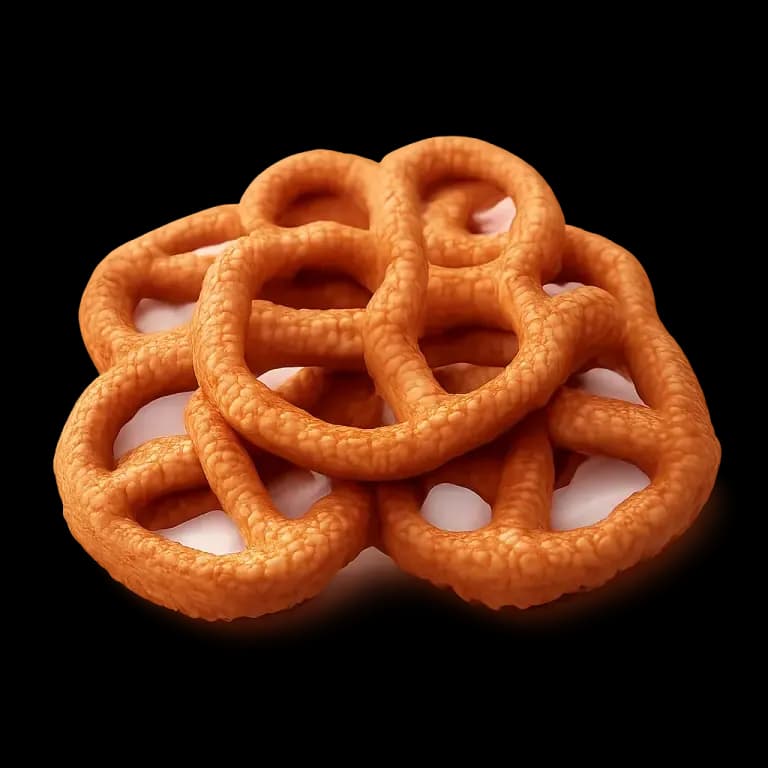 Flavored pretzels