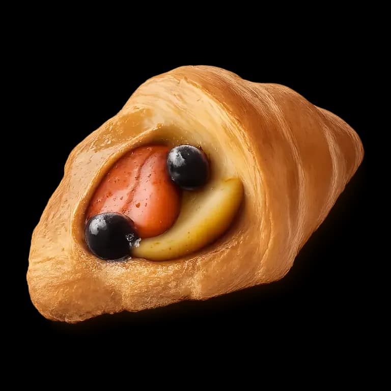 Fruit croissant