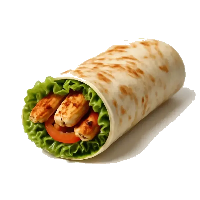 Grilled chicken wrap