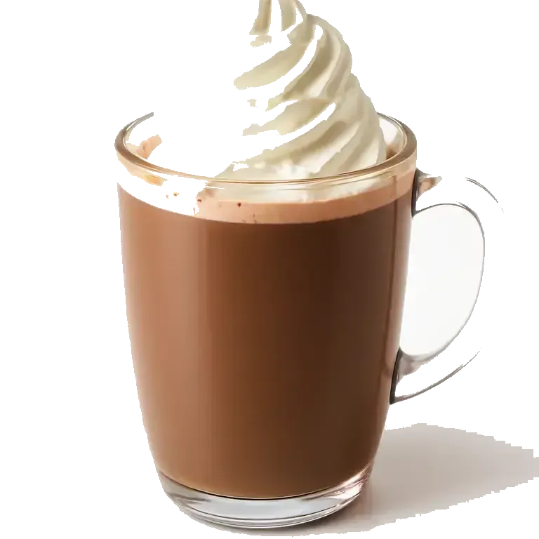 Hot chocolate with cream