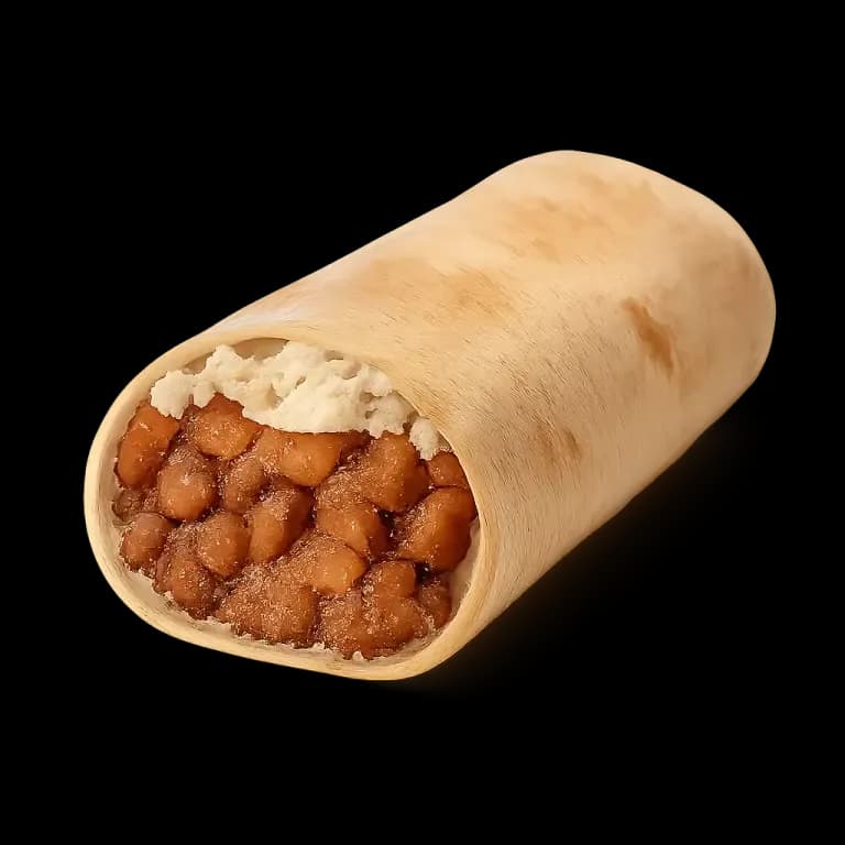 Meat burrito
