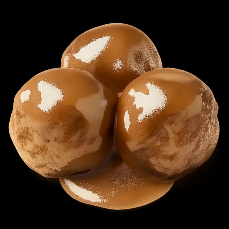 Meatballs with gravy