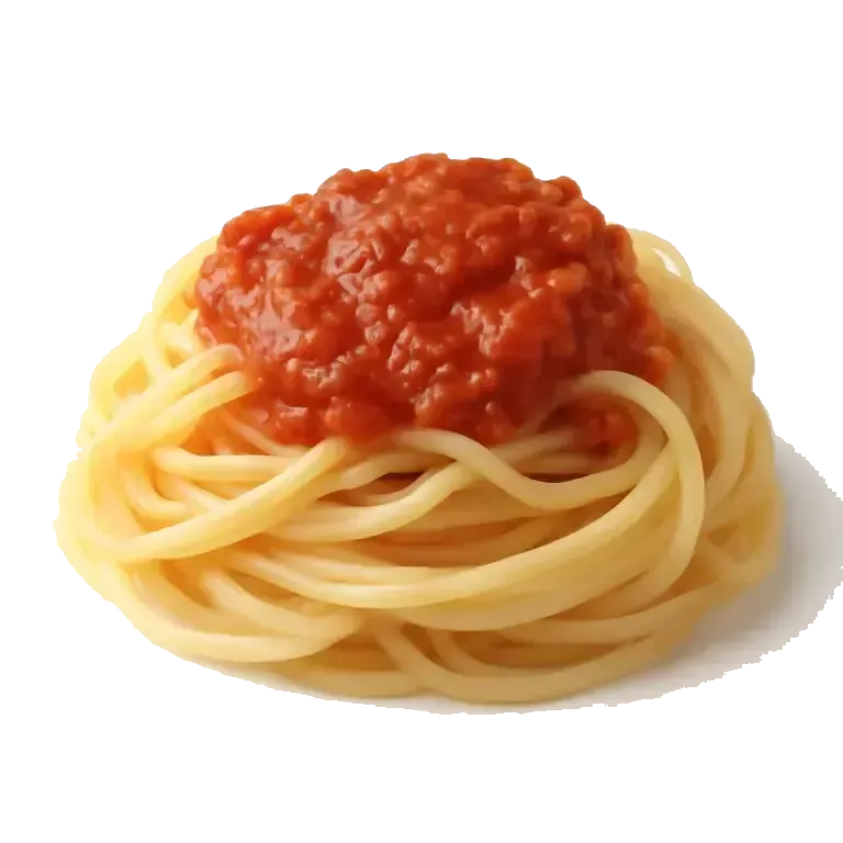 Pasta with tomato sauce