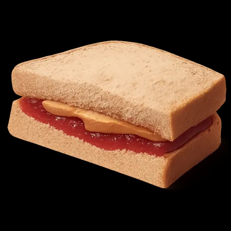 Peanut butter jelly sandwich