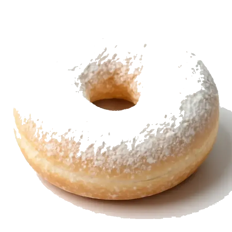 Powdered donut