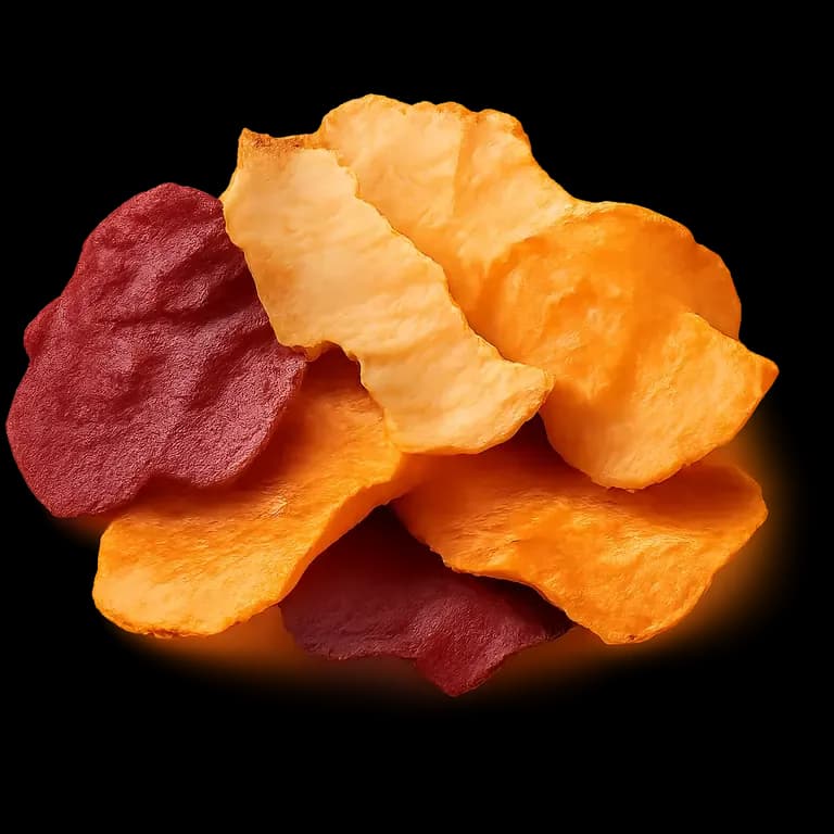 Root vegetable chips