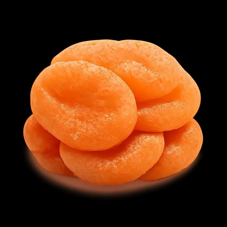 Sweetened dried apricots