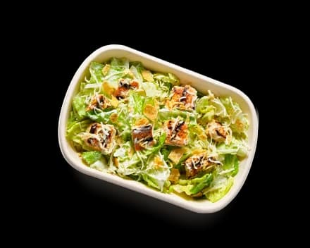 Mild Pulled Shiitake Mushroom Caesar Salad