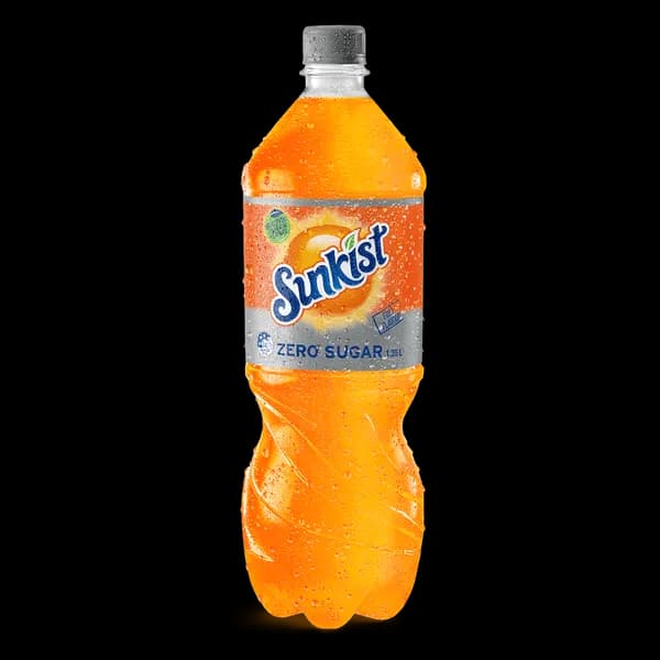 1.25L Sunkist No Sugar