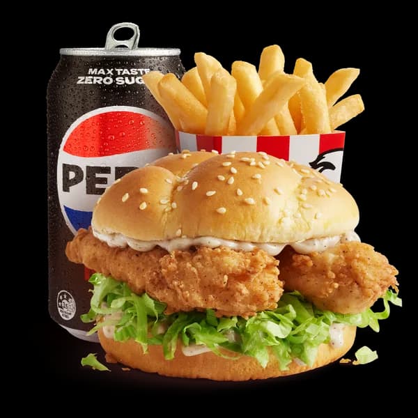 Double Tender Burger Combo