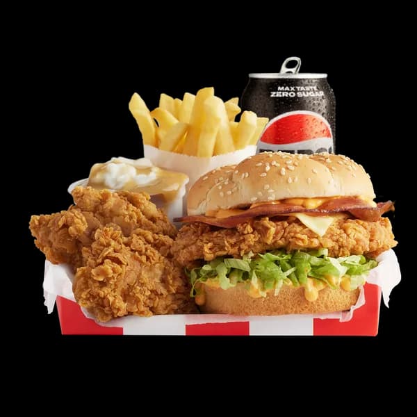 Zinger Bacon & Cheese Burger Box