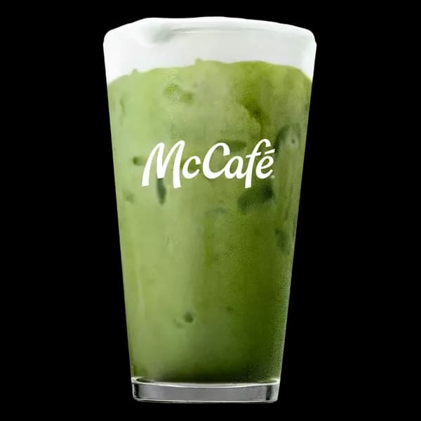 Medium - Iced Matcha Latte with Cold Foam