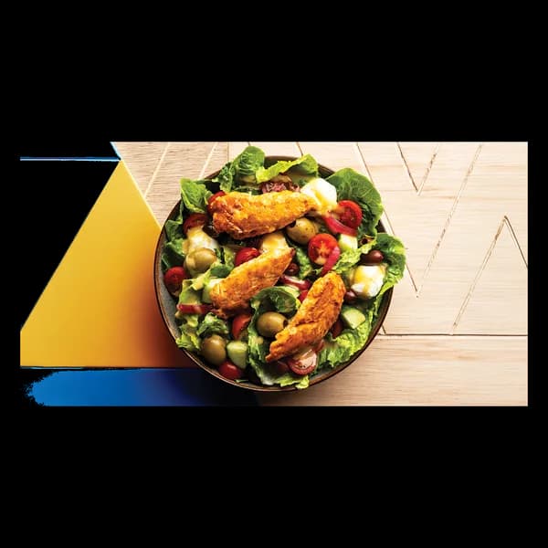 Mediterranean Salad with Chicken