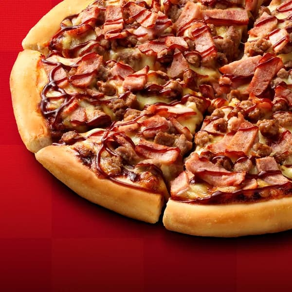 BBQ Cheeseburger — Medium (1/6 pizza)