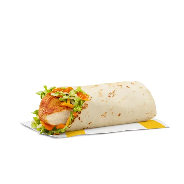 Spicy Buffalo Chicken Snack Wrap with Grilled Chicken