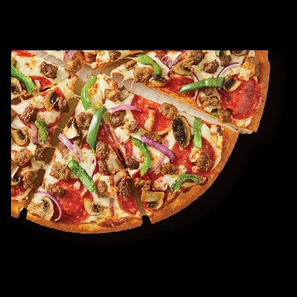 Supreme Lover's — 12" Medium Homestyle (1/8 pizza)