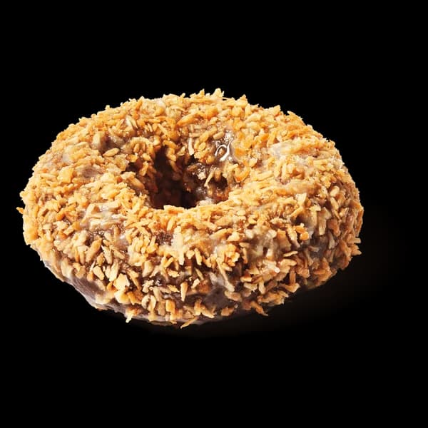 Chocolate Toasted Coconut Donut