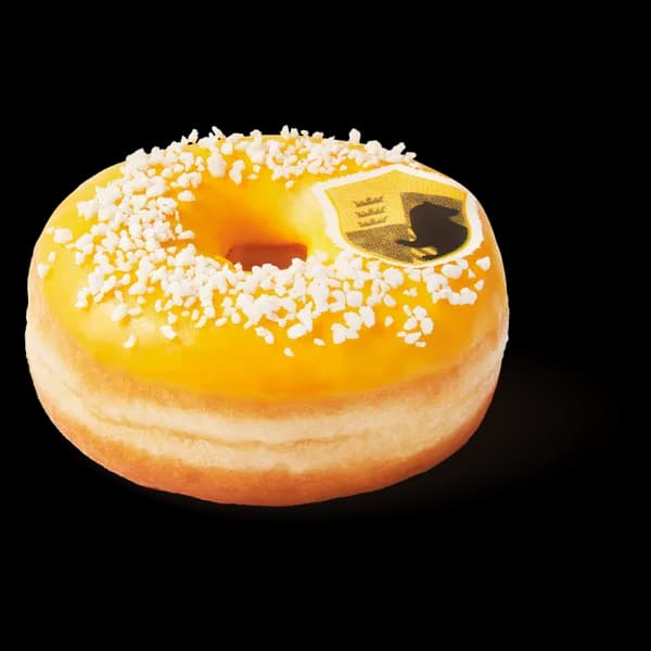 Hufflepuff Lemon Meringue Donut
