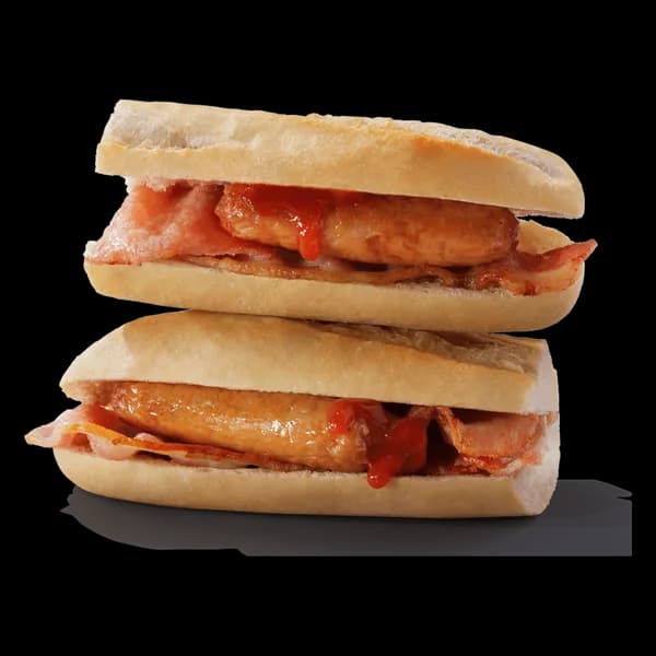 Bacon & Sausage Breakfast Baguette