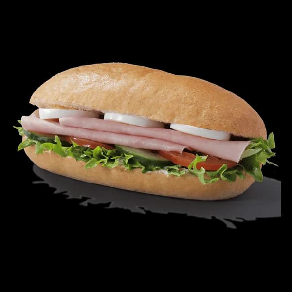 Honey Roast Ham and Egg Salad Roll