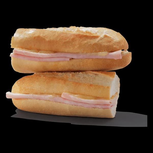 Hot Ham & Cheese Baguette