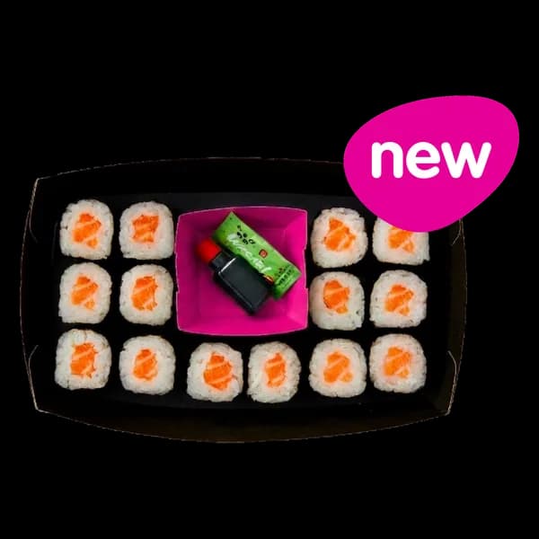 the salmon baby rolls