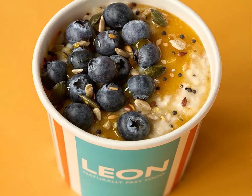 Blueberry, Honey & Toasted Seeds Porridge