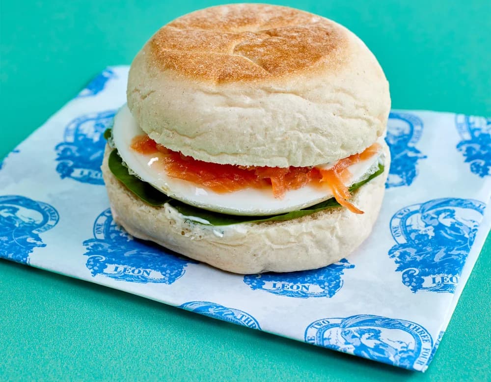 Salmon & Egg Muffin