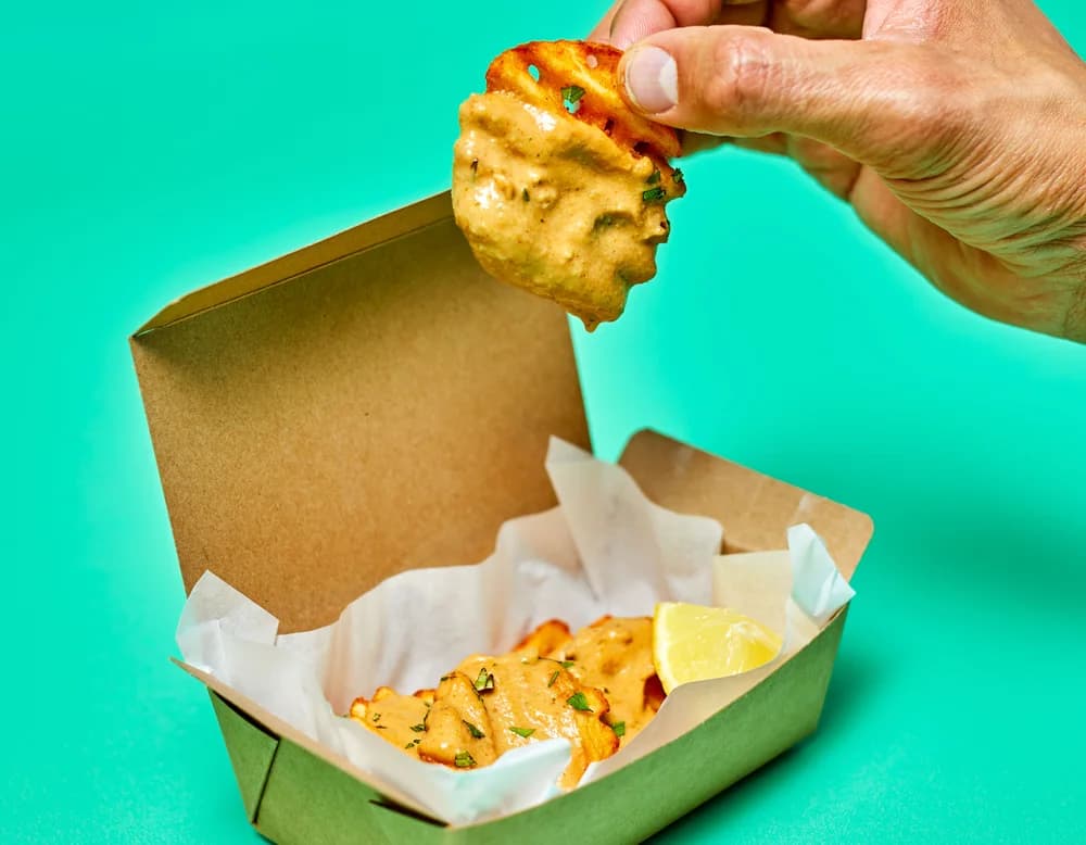 Satay Loaded Fries