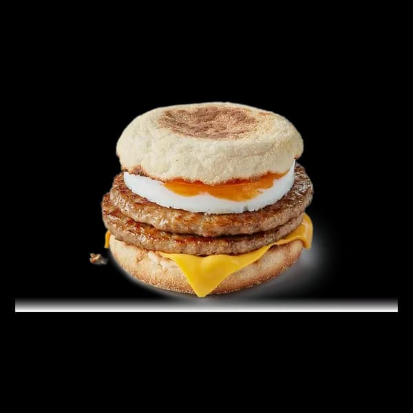 Double Sausage & Egg McMuffin